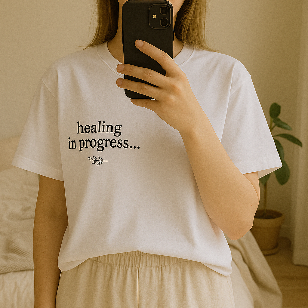 Healing In Progress Oversized Tee