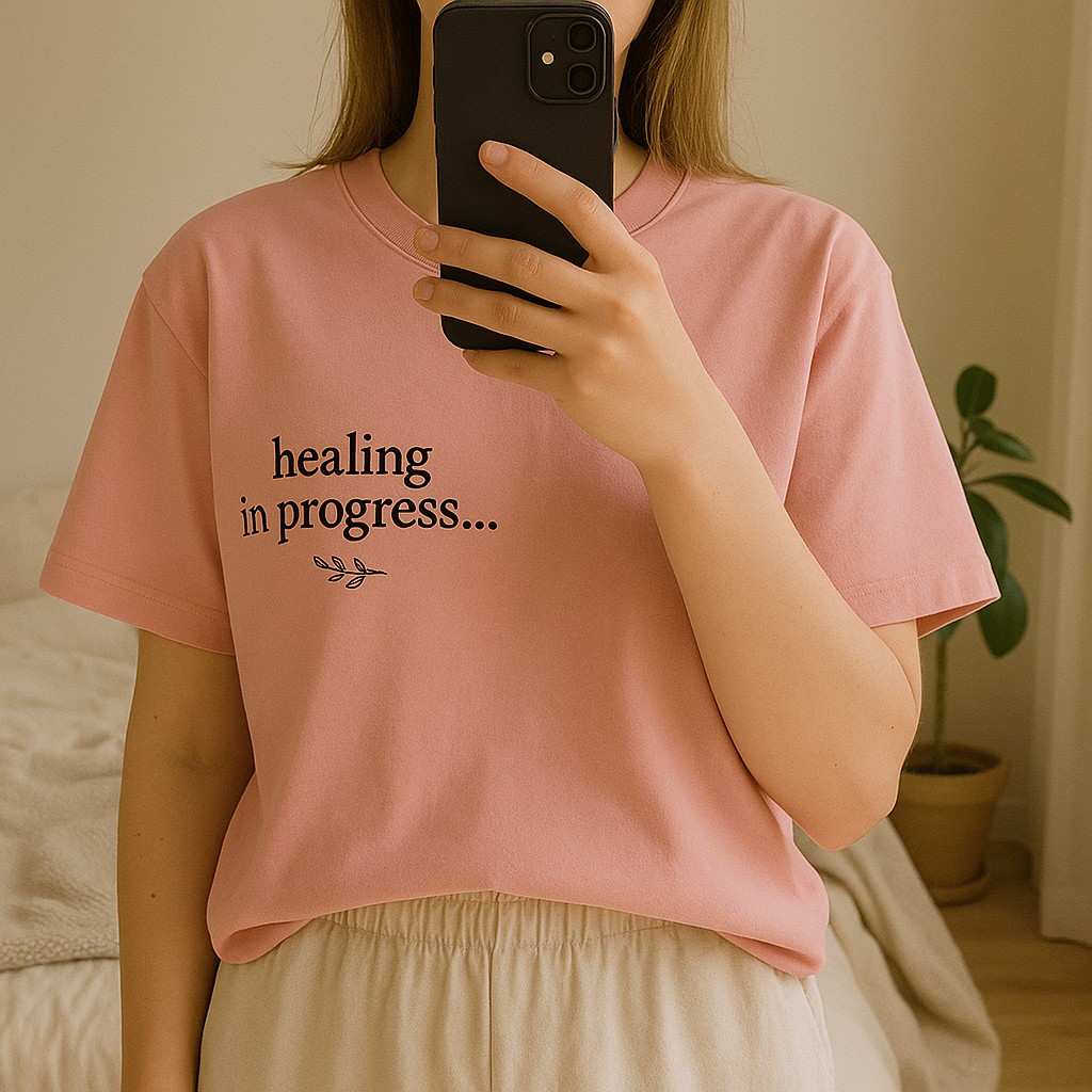 Healing In Progress Oversized Tee