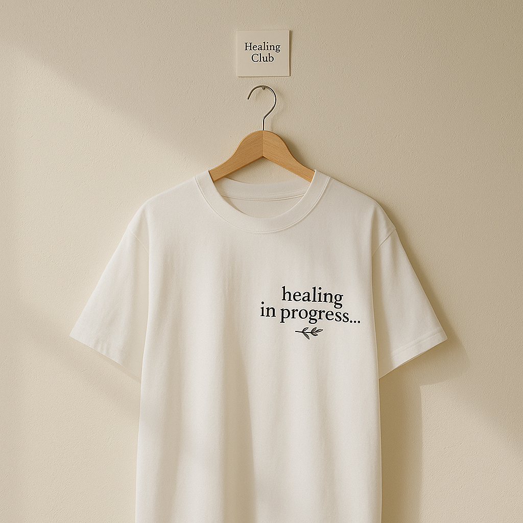 Healing In Progress Oversized Tee